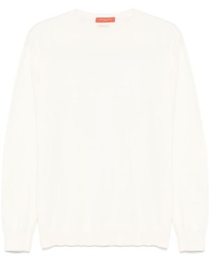 Daniele Fiesoli Crew Neck Knitwear - White