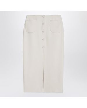 Margaux Lonnberg Jagger Midi Skirt - White
