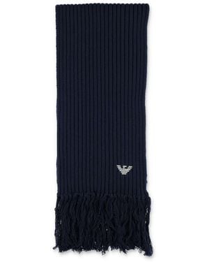 Emporio Armani Scarf - Blue