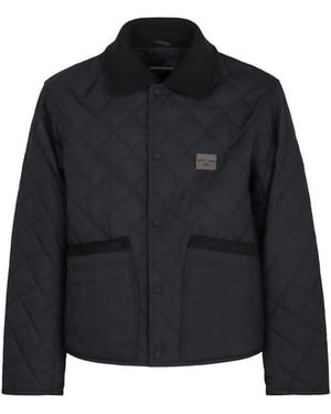 Emporio Armani Quilted Jacket - Black