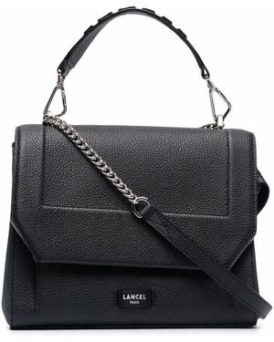Lancel "ninon De " Flap Bag Medium Bags - Black