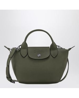 Longchamp Le Pliage Energy Xs Dark Handbag - Green