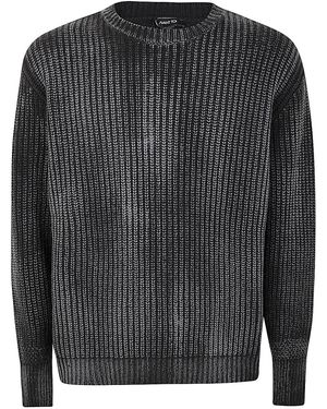 Tシャツ・カットソー AVANT TOI TONAL EFFECT ROUND NECK REVERSIBLE PULLOVER Avant Toi Tonal Effect Round Neck Reversible Pullover
