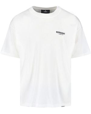Represent T-Shirts And Polos - White