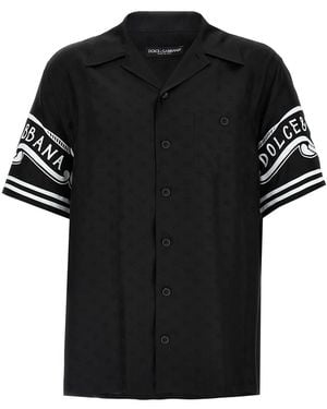 Dolce & Gabbana Bandana Silk Shirt - Black