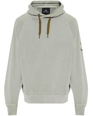 Paul Smith Relaxed-Fit Hooded Sweatshirt - Grey