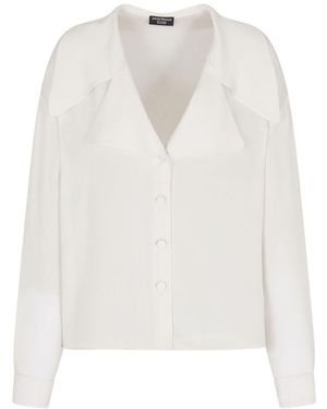 Emporio Armani Silk Shirt - White