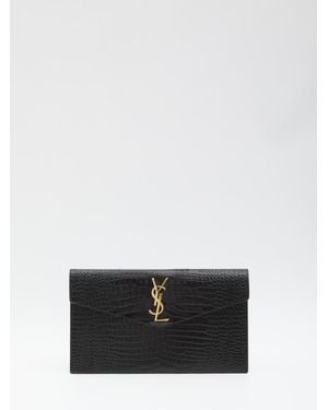 Saint Laurent Small Envelope Pouch - Black