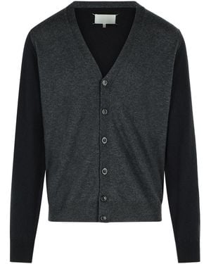 Maison Margiela Wool Cardigan - Black