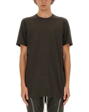 Rick Owens Cotton T-Shirt - Black