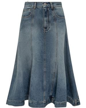 Victoria Beckham Skirt - Blue