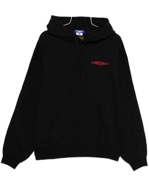 Junya Watanabe Logo Cotton Hoodie - Black