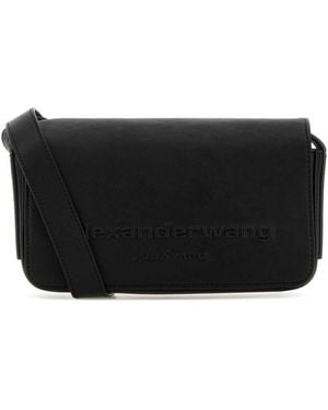Alexander Wang Leather Punch Crossbody Bag - Black