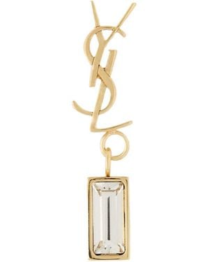 Saint Laurent Single Earring "Cassandras" - Metallic