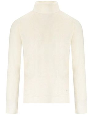 Manuel Ritz Cream Turtleneck Jumper - White