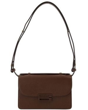 Victoria Beckham Tonal Mini Dorian Crossbody - Brown
