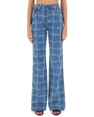 Vivienne Westwood Cotton Mini Denim Jacket For - Blue