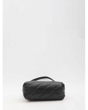 Balenciaga Crush Zipped Hobo Bag - Black