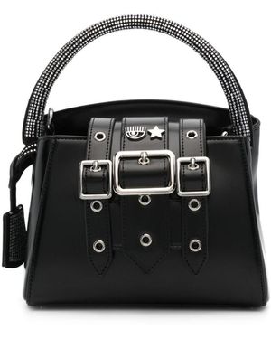 Chiara Ferragni Eyelike-Motif Tote Bag - Black