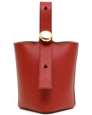 バッグ・カバンその他 Loewe Red calfskin Pebble Bucket small bag Loewe Red Calfskin Pebble Bucket Small Bag – LOZURI®