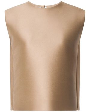 Alberta Ferretti Top - Natural