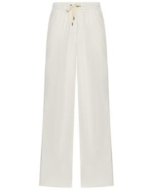 Brunello Cucinelli Regular & Straight Leg Trousers - White