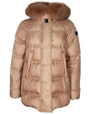 Peuterey Quilted Down Jacket - Brown