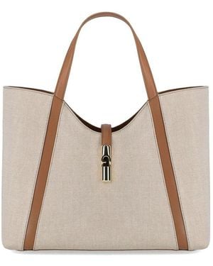 Furla Shopping Drop Xl - Natural