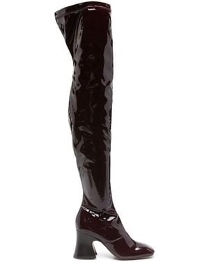 Chloé "janis" High Leg Boot Shoes - Black