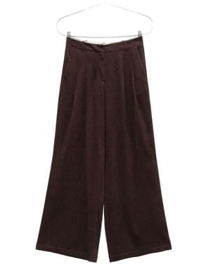 Alysi Wide Leg Pants - Purple