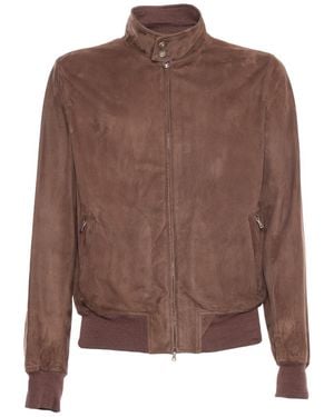 Stewart Leather Jacket - Brown