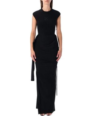 OTTOLINGER Sleevy Organic Cotton Maxi Dress - Black