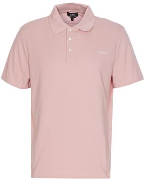 A.P.C. T-Shirts And Polos - Pink