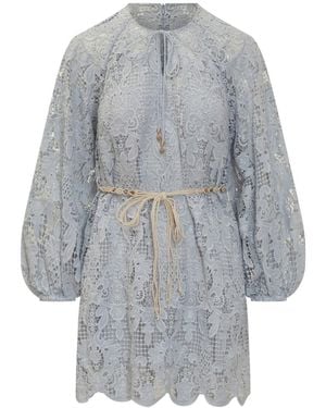 Zimmermann Zimmerman Mini Dress - Gray