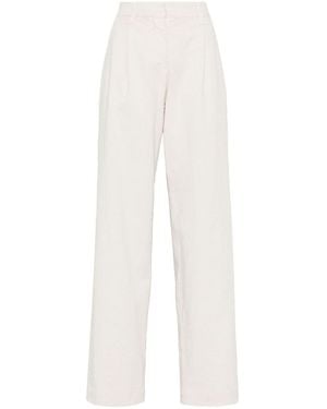 Brunello Cucinelli Denim Trousers - White