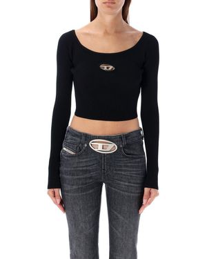DIESEL Oval-D Top - Black