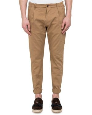 Fortela Pants With New Darts And Archival Buttons - Natural