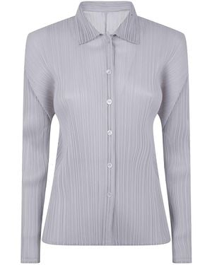 Pleats Please Issey Miyake Basics Shirt - Blue
