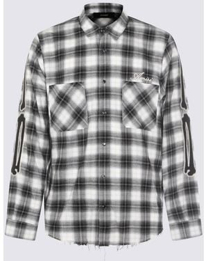 Amiri And Cotton Shirt - Gray