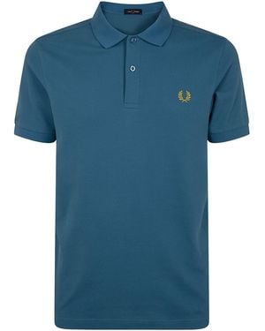 Fred Perry Plain Shirt - Blue