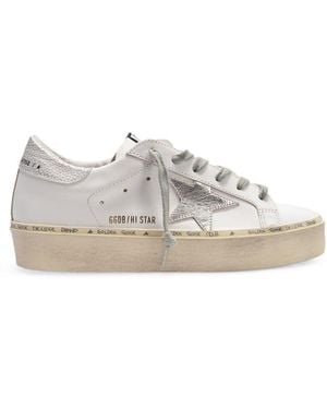 Golden Goose Hi Star Trainers - White
