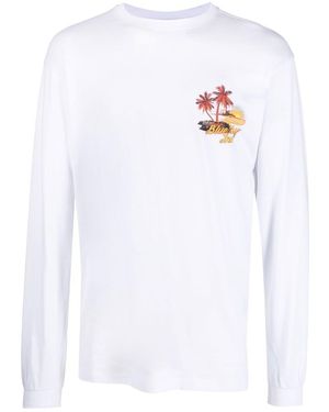 BLUE SKY INN Logo Long Sleeve T-shirt - White
