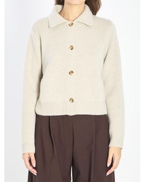 Lisa Yang Lynna Cardigan Sweater - Natural