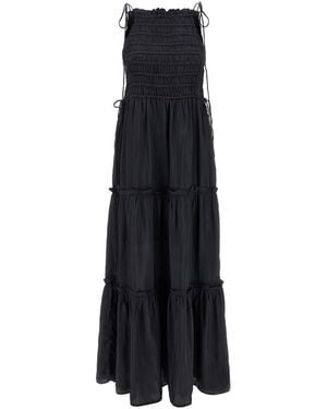 Ganni Smock Tie' Dress - Black