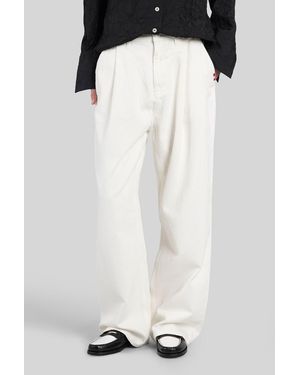 AMISH Nodend Jeans - White
