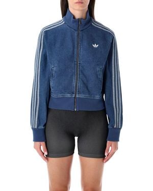 adidas Originals Tracktop Denim Jacket - Blue
