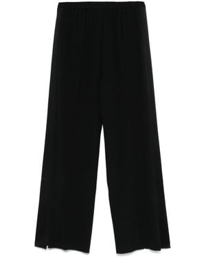 Forte Forte Satin Smoking Trousers - Black