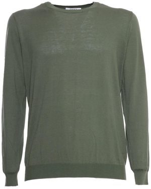 Kangra Cashmere Girocoll - Green