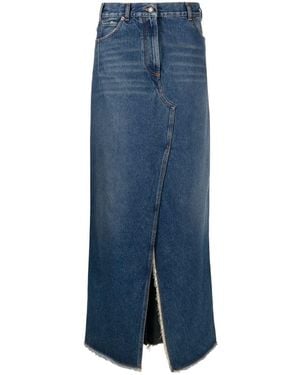 DARKPARK Emma Denim Long Skirt - Blue