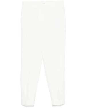 P.A.R.O.S.H. Raisa25 Cropped Trousers - White